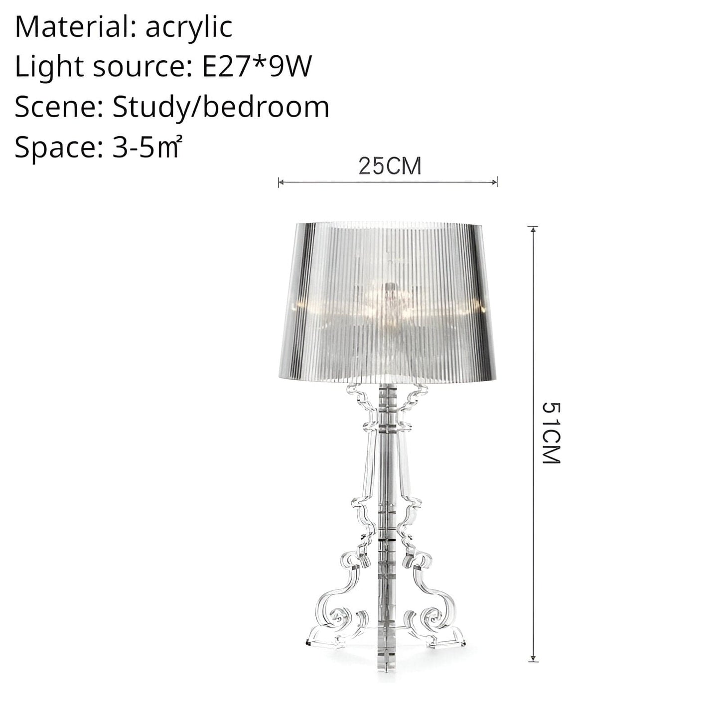 Modern Baroque LED Table Lamp