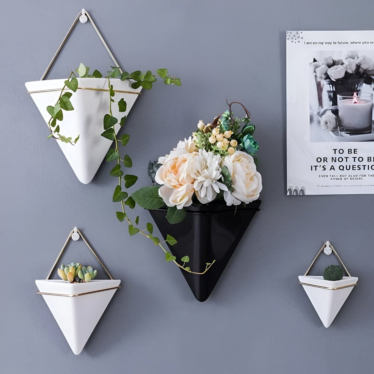 Triangular Style Flower Arrangement