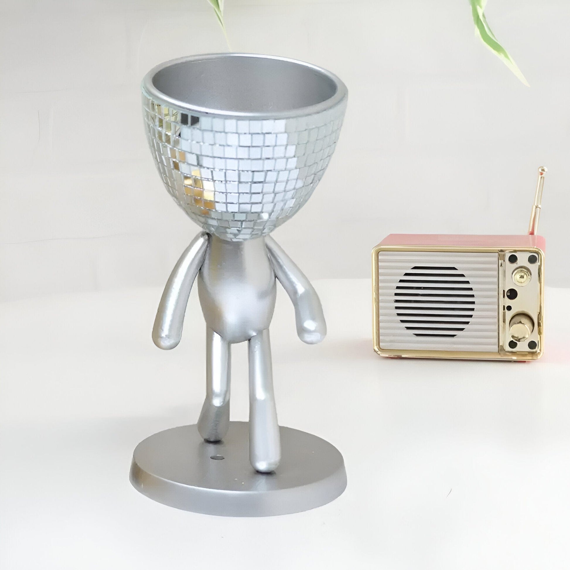 Figurine Disco Tiles Planter