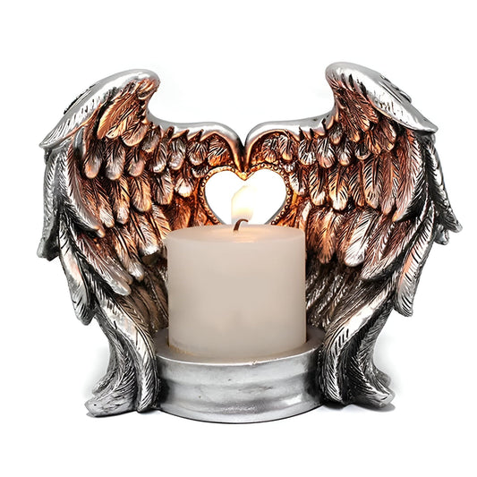 Resin Wing Candlestick Decoration