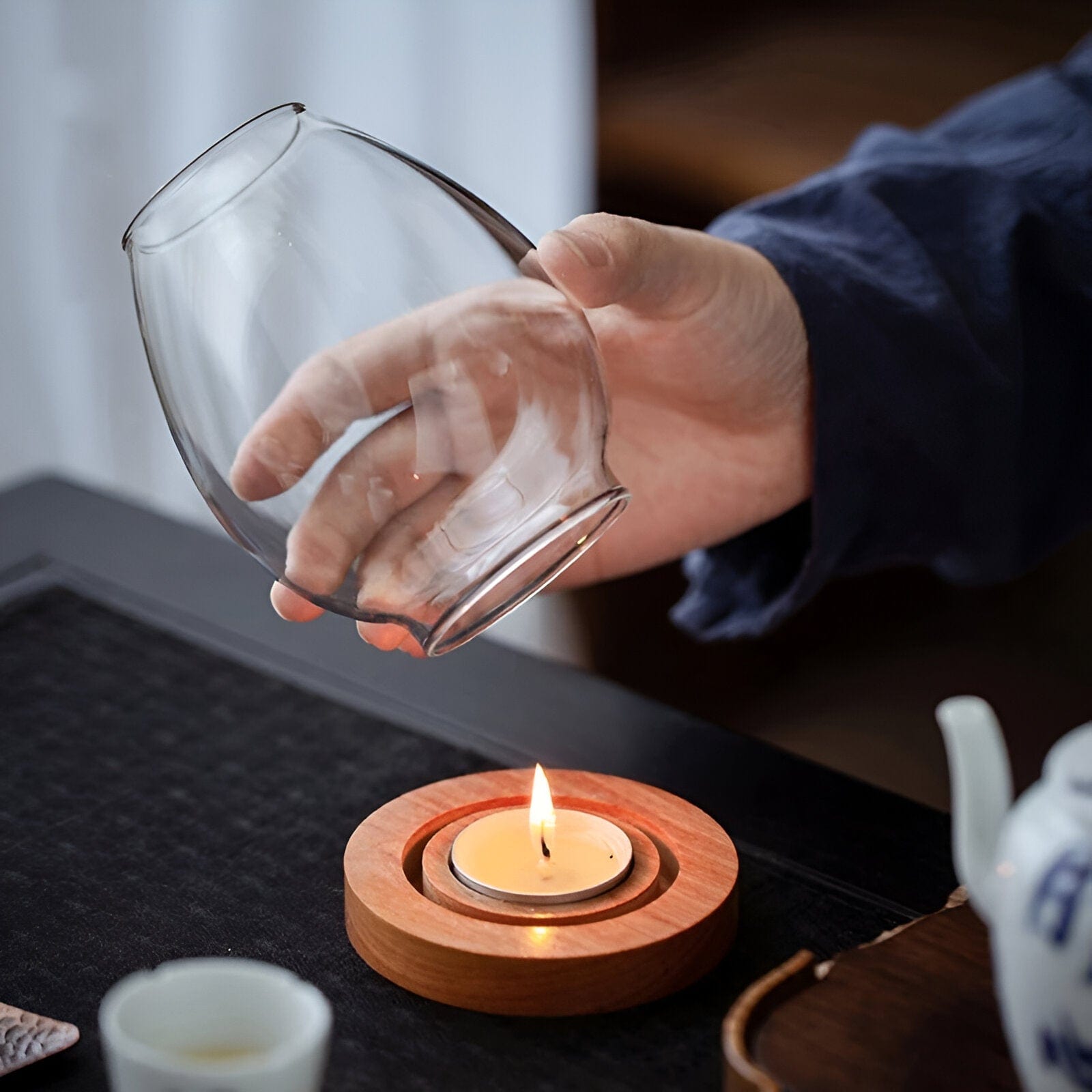 Transparent Windproof Candle Cover