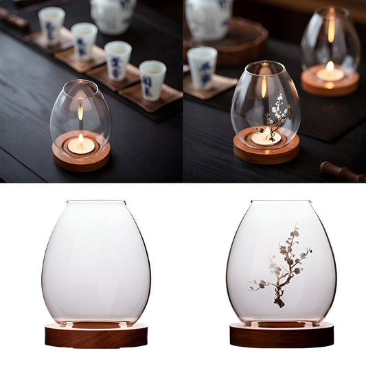 Transparent Windproof Candle Cover