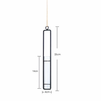  Hanging Iron Propagation Terrarium Vases