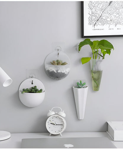 Geometric Hanging Wall Planter