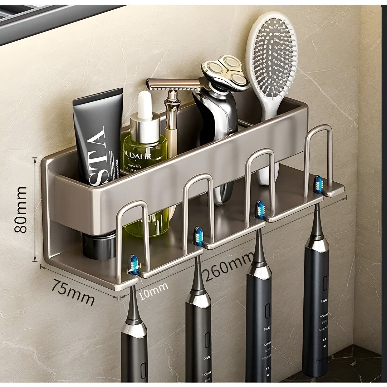 Aluminium Alloy Toothpaste Rack