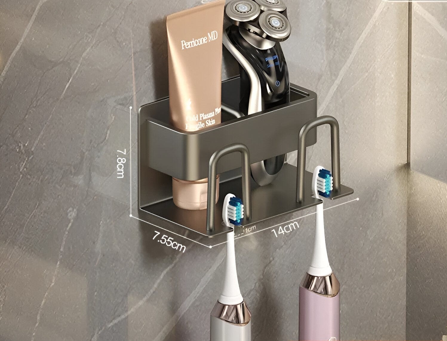 Aluminium Alloy Toothpaste Rack