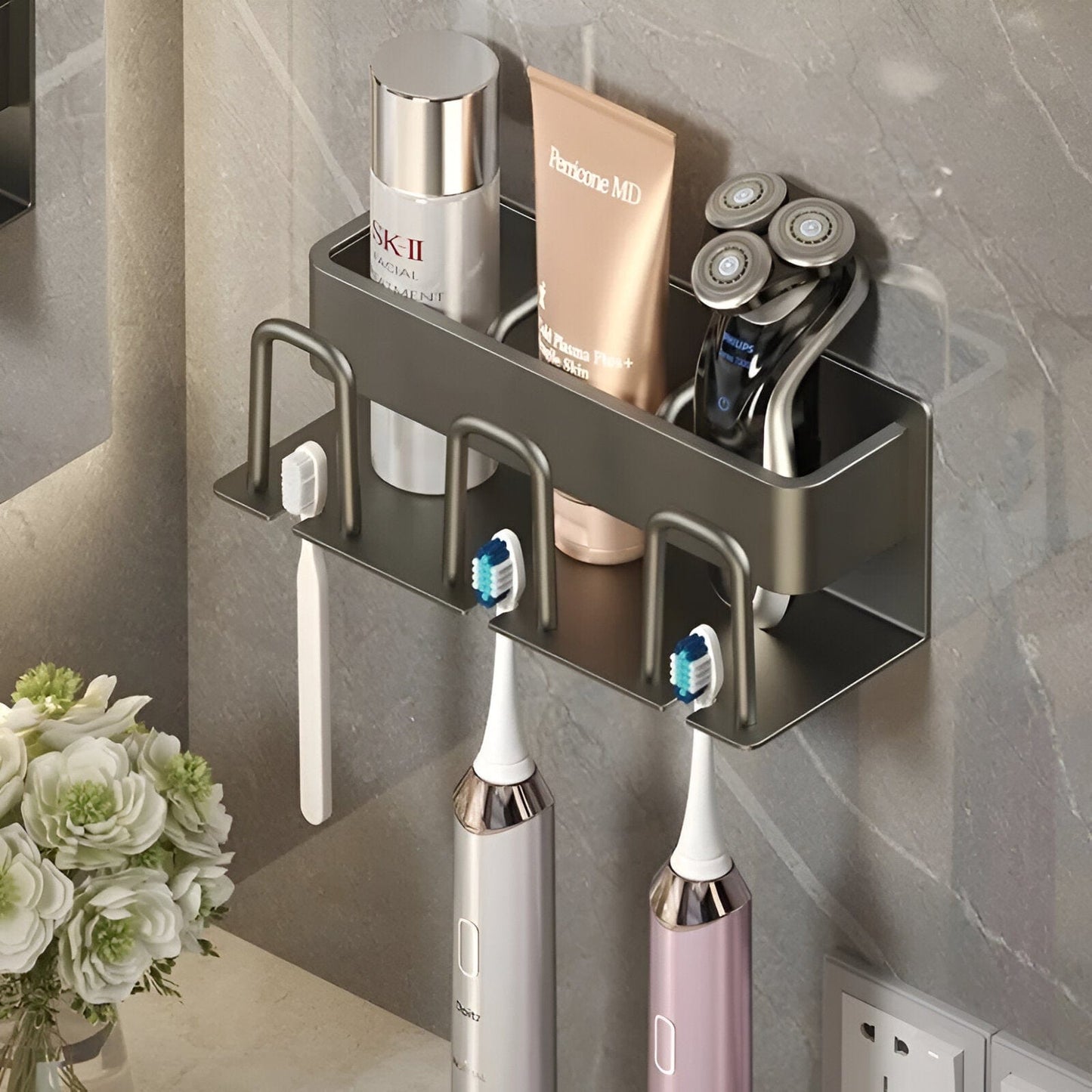 Aluminium Alloy Toothpaste Rack