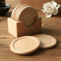 Pine Wood Coasters 6-Piece Set