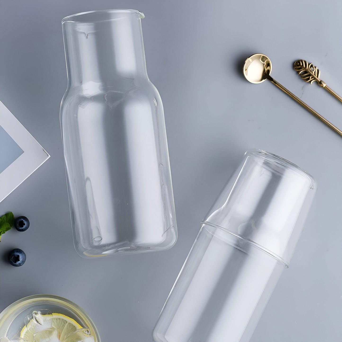 Glass Carafe & Tumbler Set