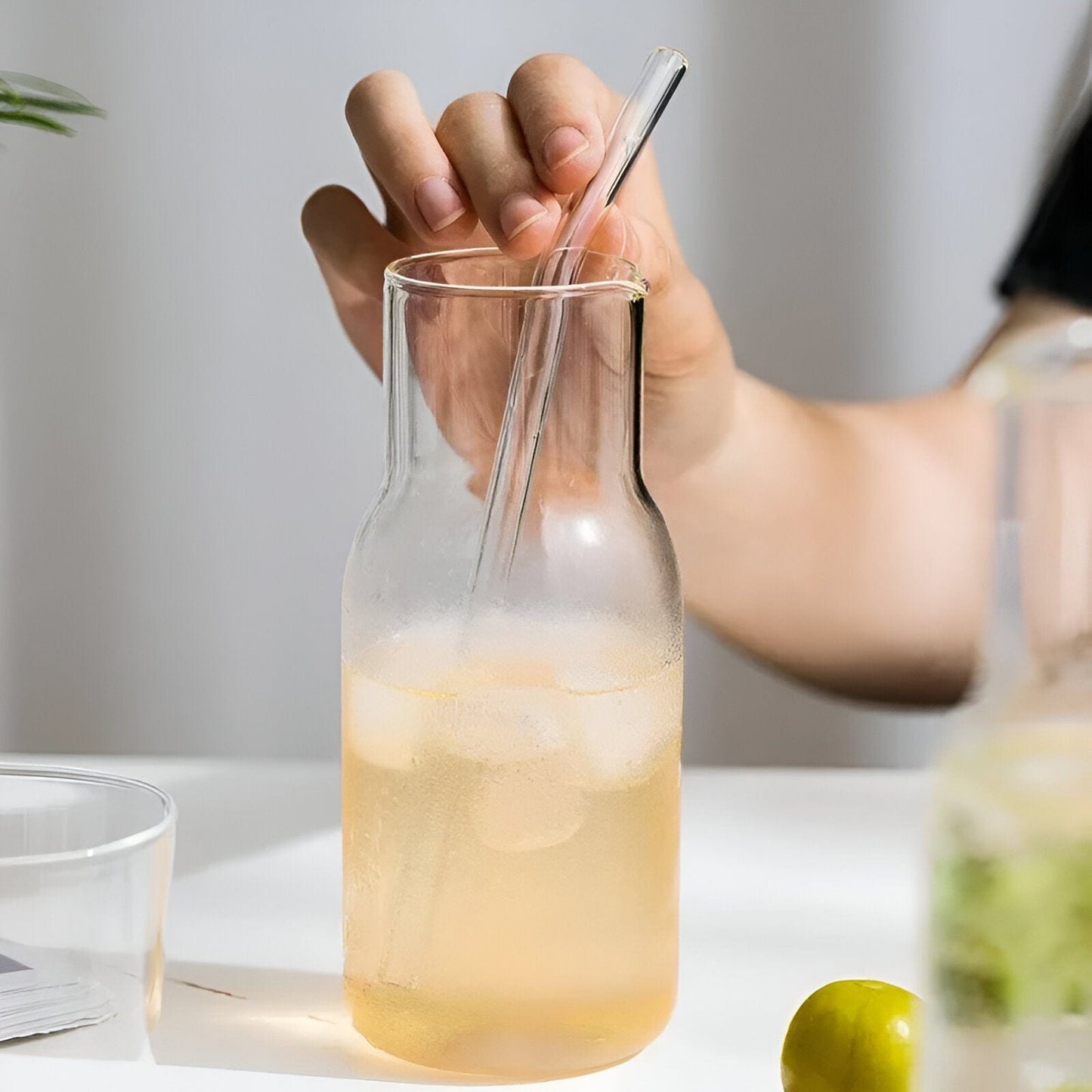 Glass Carafe & Tumbler Set