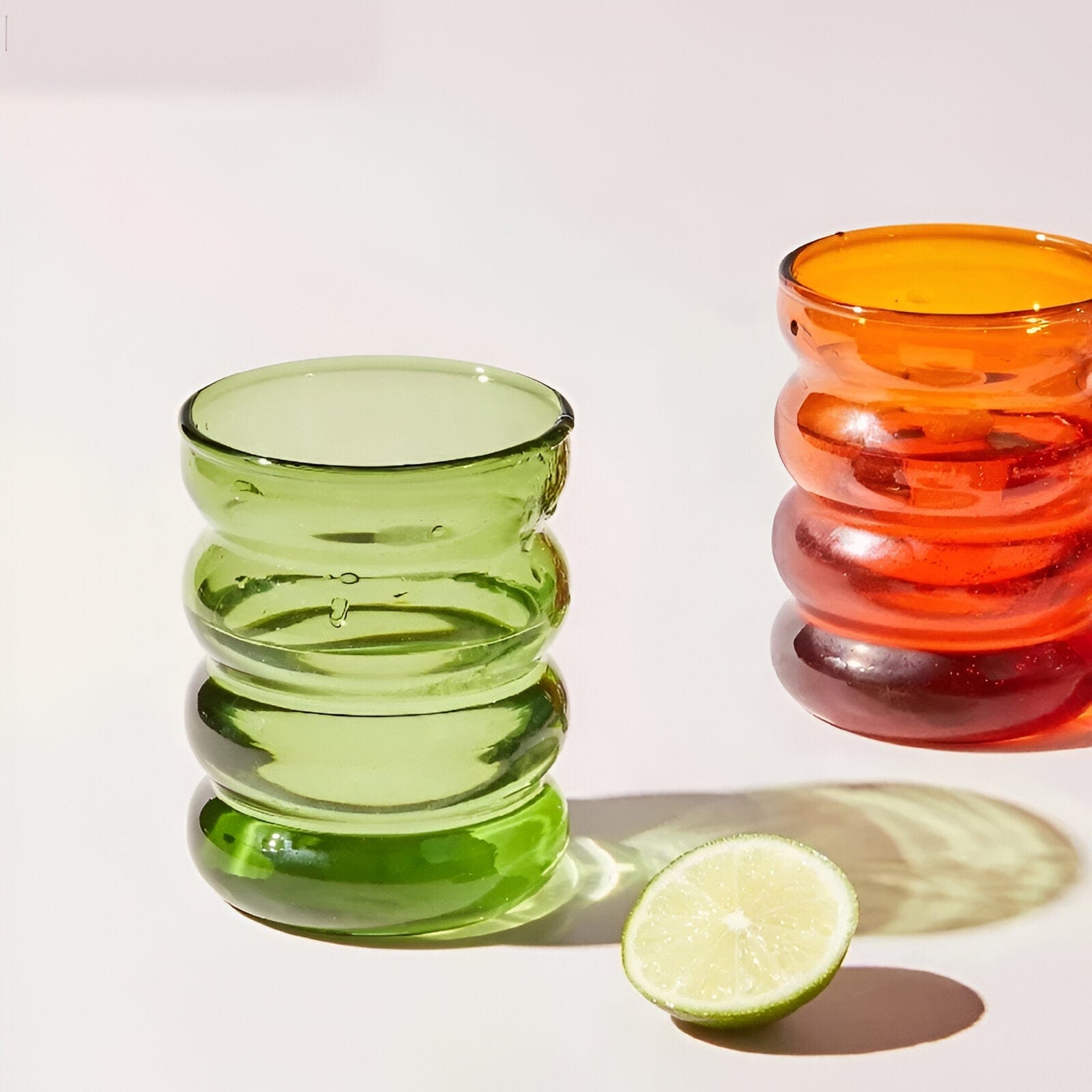 Colorful Bubble Glass Drink Cup