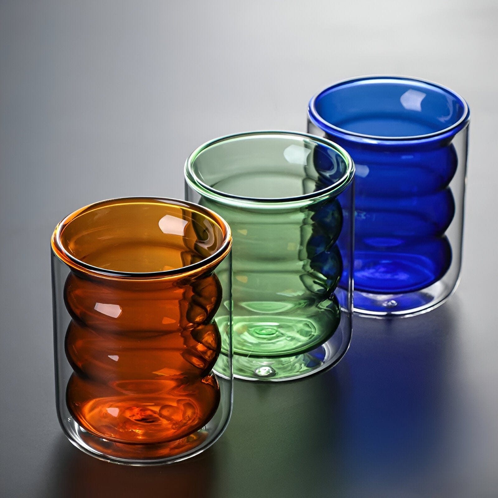 Colorful Bubble Glass Drink Cup