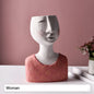 Face Figurine Sculpture Planter