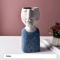 Face Figurine Sculpture Planter