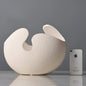 Hani White Cracked Egg Vases