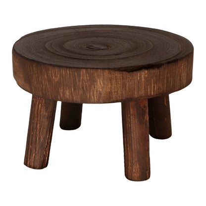 Wooden Plant Stand Stool