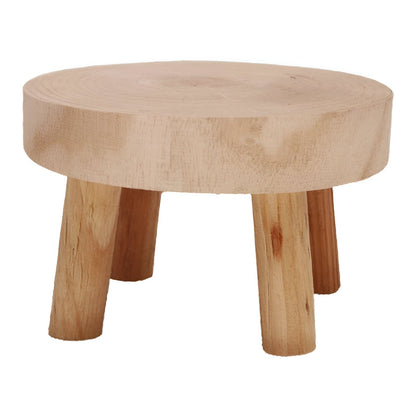 Wooden Plant Stand Stool