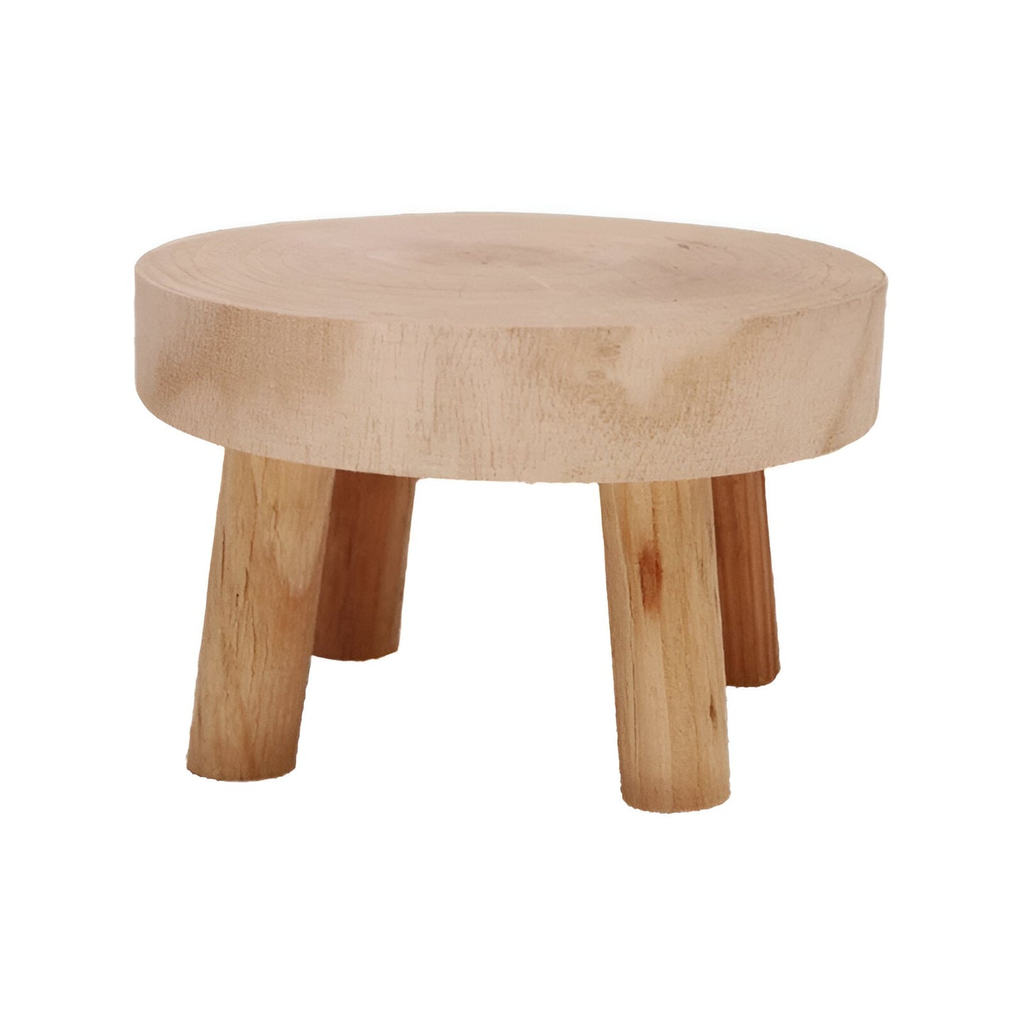 Wooden Plant Stand Stool