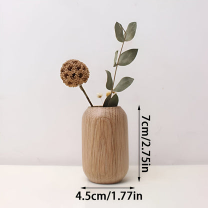 Retro Wooden Vase