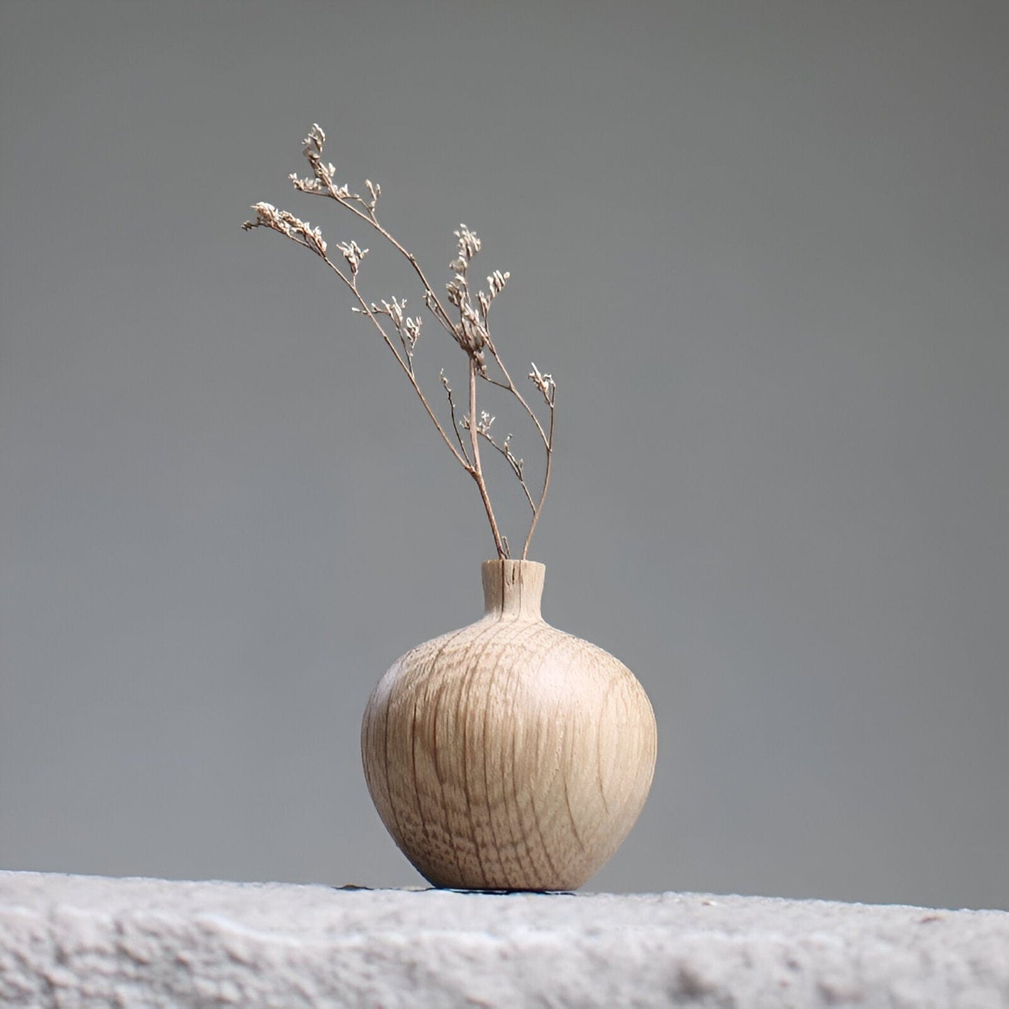 Retro Wooden Vase