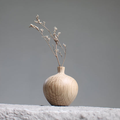 Retro Wooden Vase