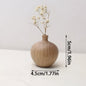 Retro Wooden Vase