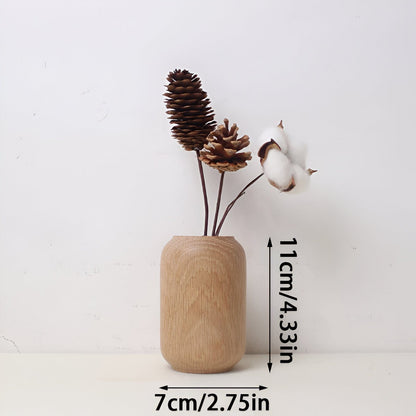 Retro Wooden Vase