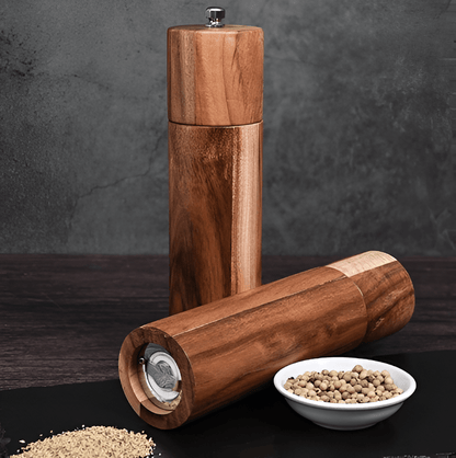 Acacia Wood Salt & Pepper Mills