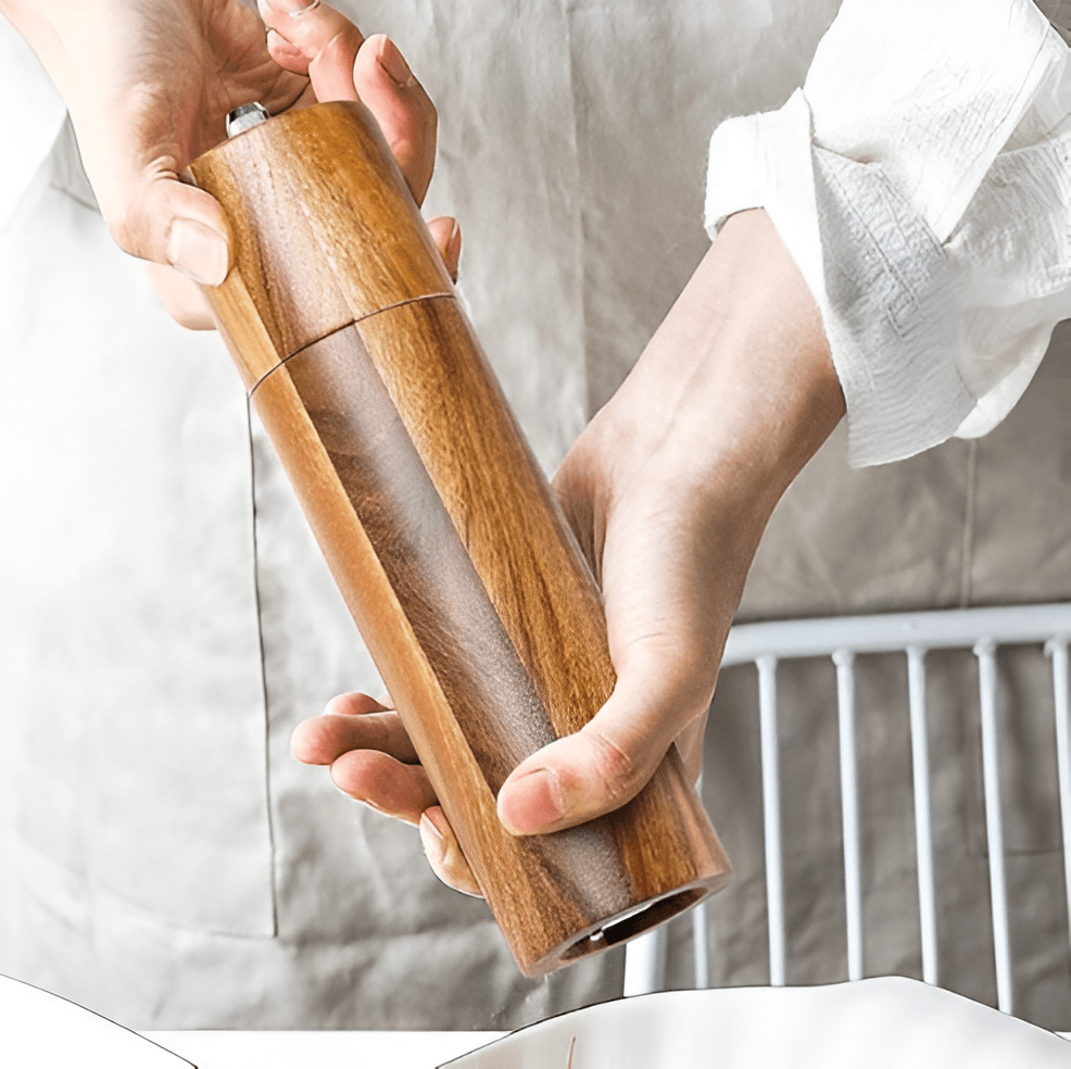 Acacia Wood Salt & Pepper Mills