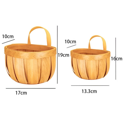 Parisian Wooden Planter Storage Basket