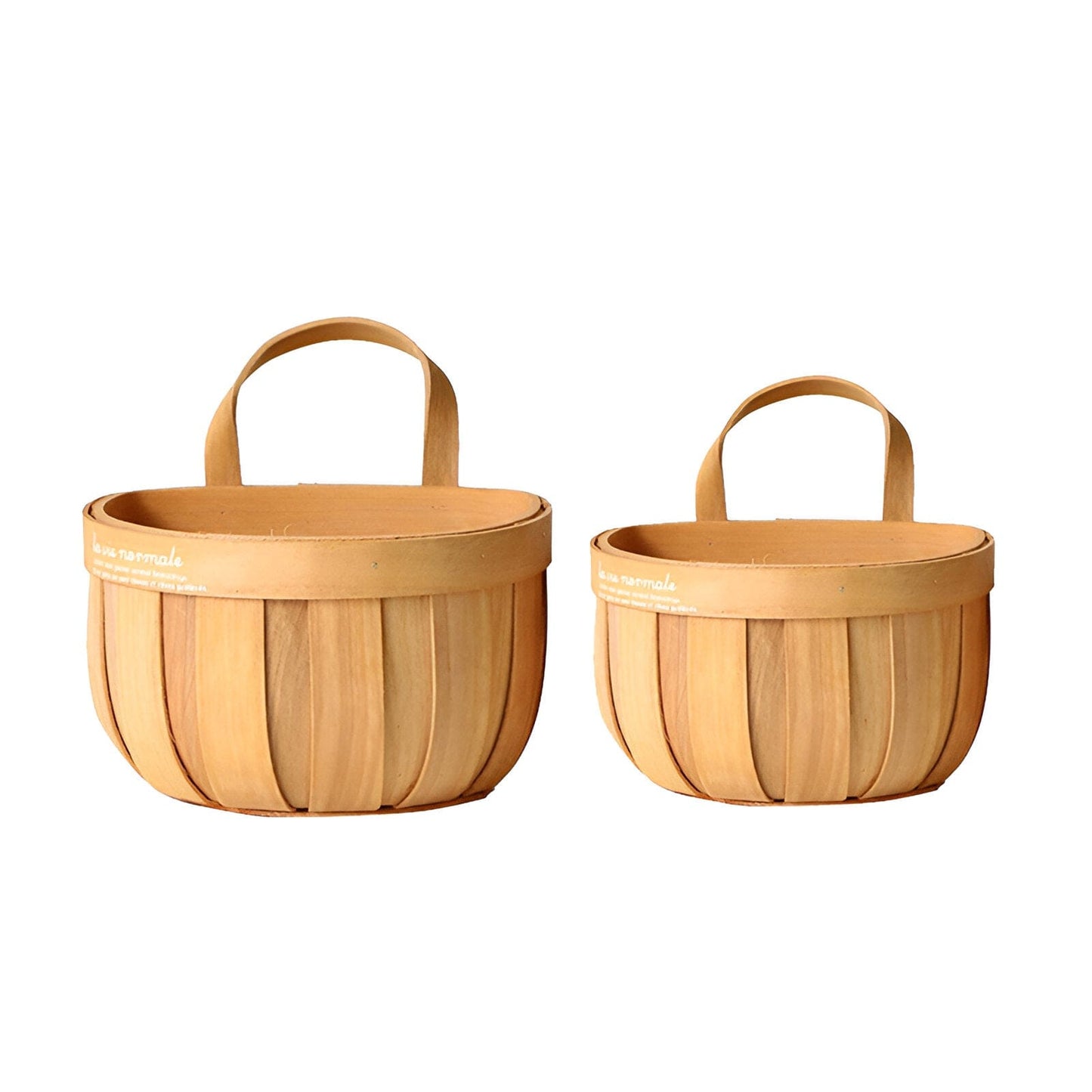 Parisian Wooden Planter Storage Basket