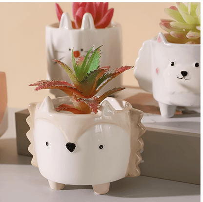 Hedgehog Cute Animal Succulent Planter